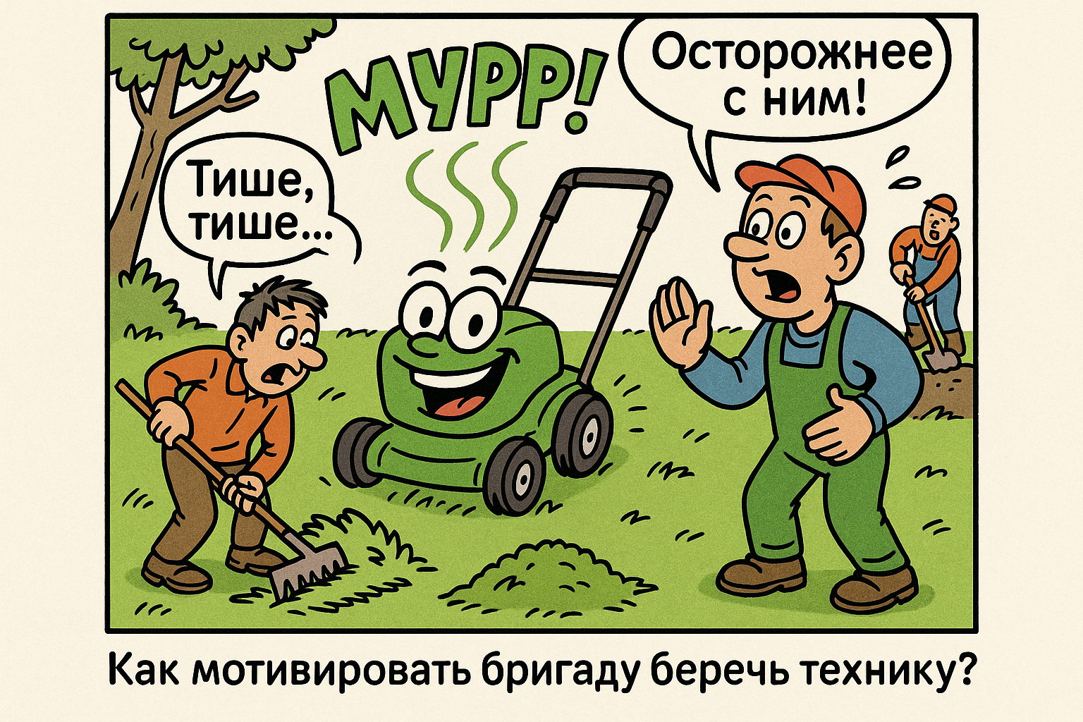 Как мотивировать бригаду беречь технику?