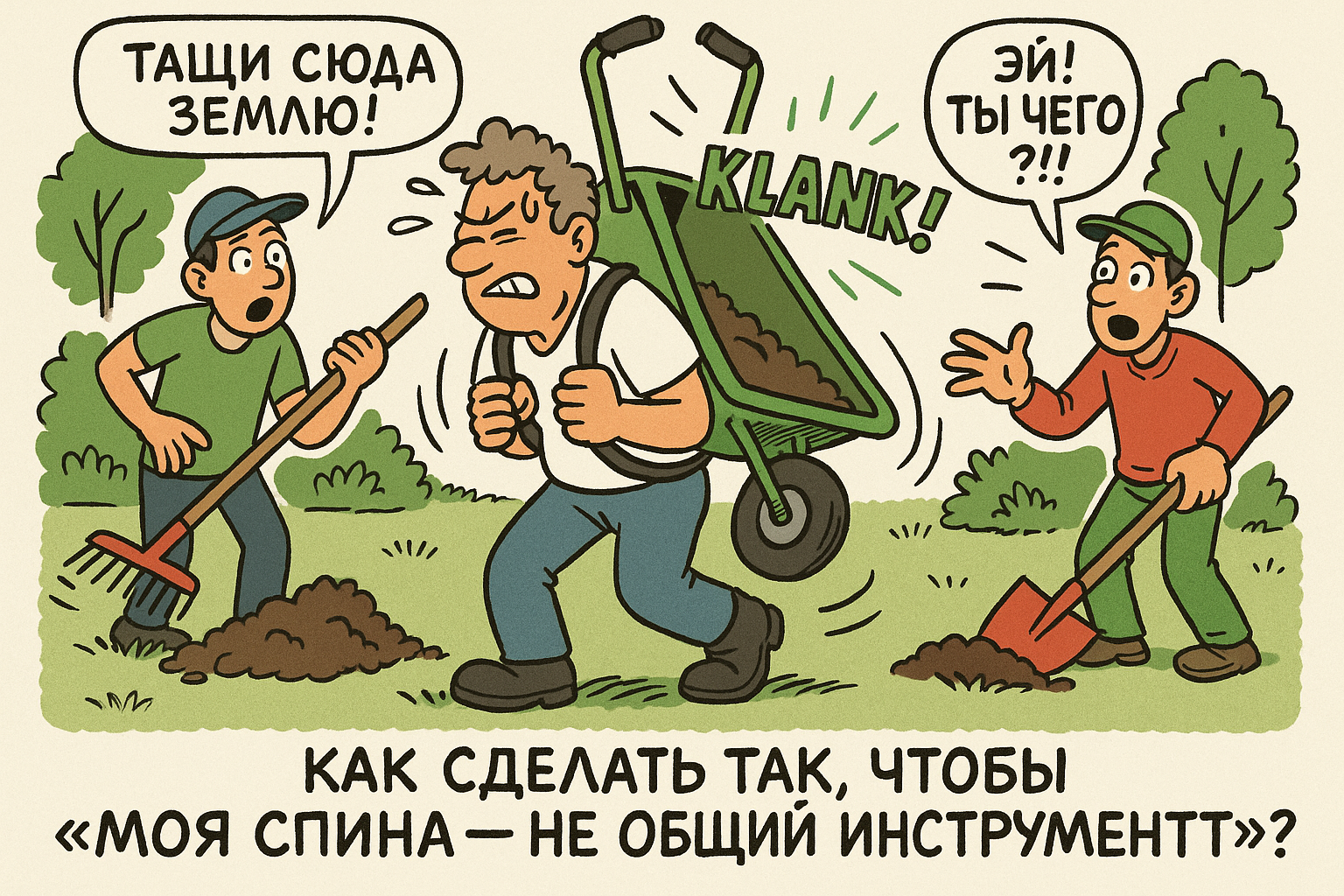 Как сделать так, чтобы «моя спина — не общий инструмент»?