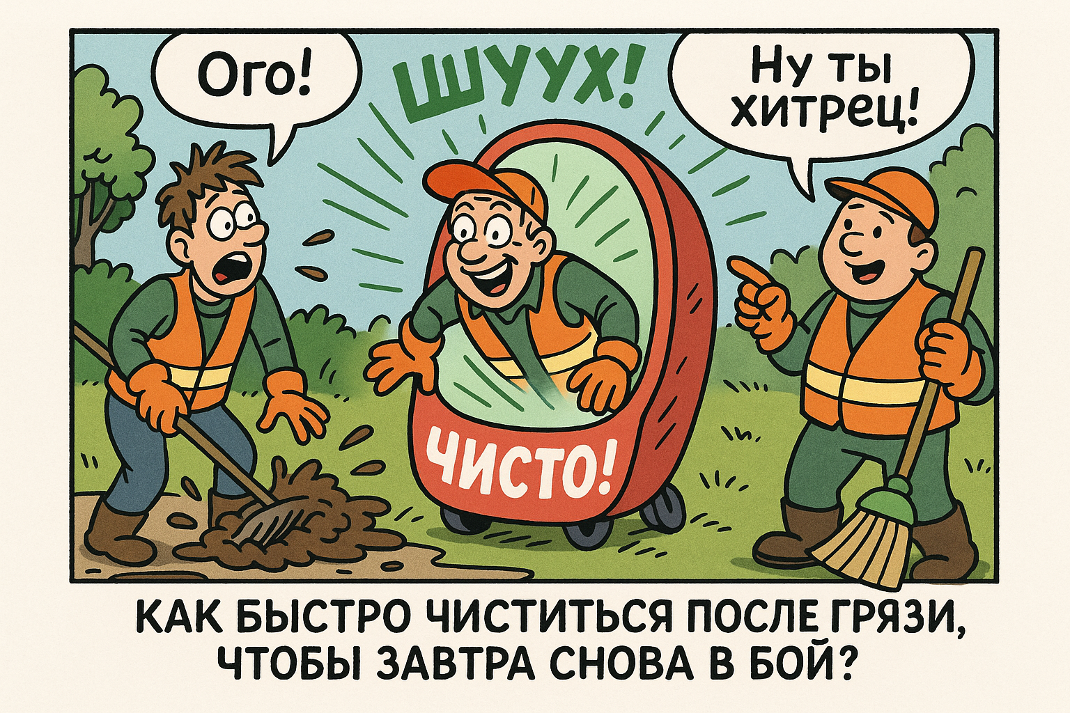 Как быстро чистить технику и рабочие места после грязи для эффективной работы