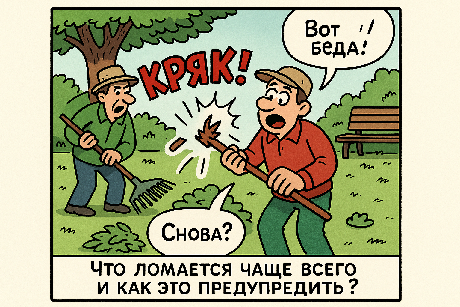 Что ломается чаще всего и как предупредить поломки техники для ландшафтников