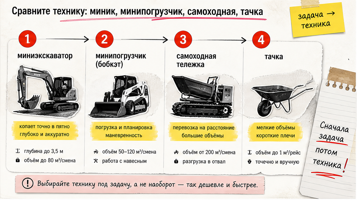 inline-03-2 Как не перепутать аренду миниэкскаватора и перевозку грунта: гайд